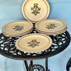 VTG ~ Pfaltzgraff Village ~ Dinner Plates USA 10.5” 10 Dollars Each 8 Plates Total