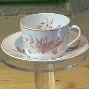 Georges Boyer Limoges France Porcelain Cup and Saucer Set No Flaws