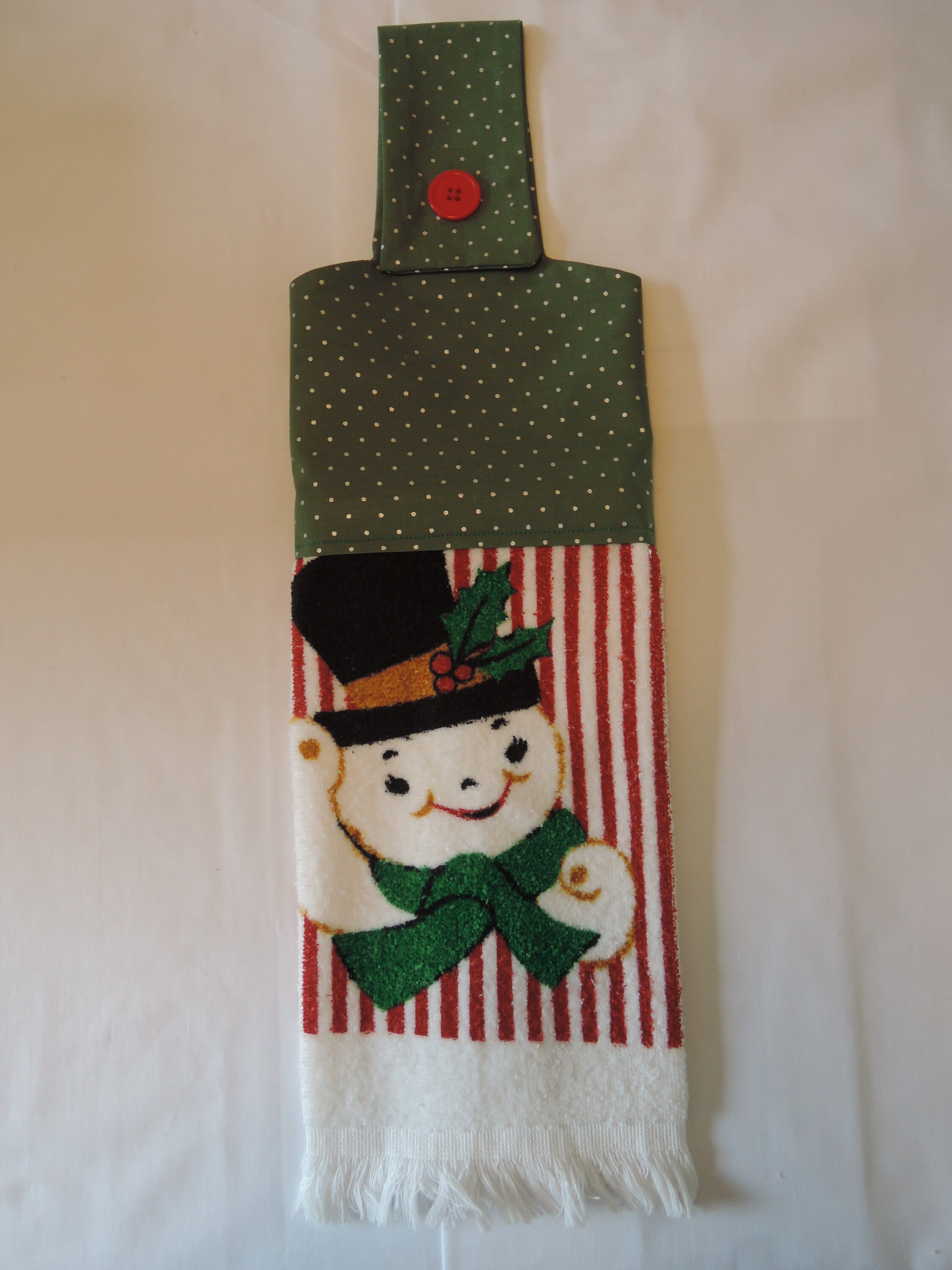 Toalla de cocina colgante muñeco de nieve | Etsy