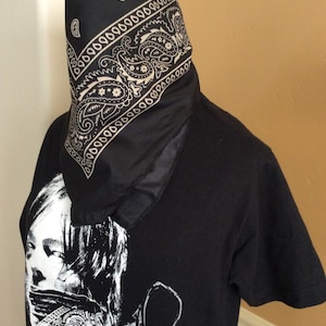 Black bandana - Daryl Dixon apocalypse dirty black bandana