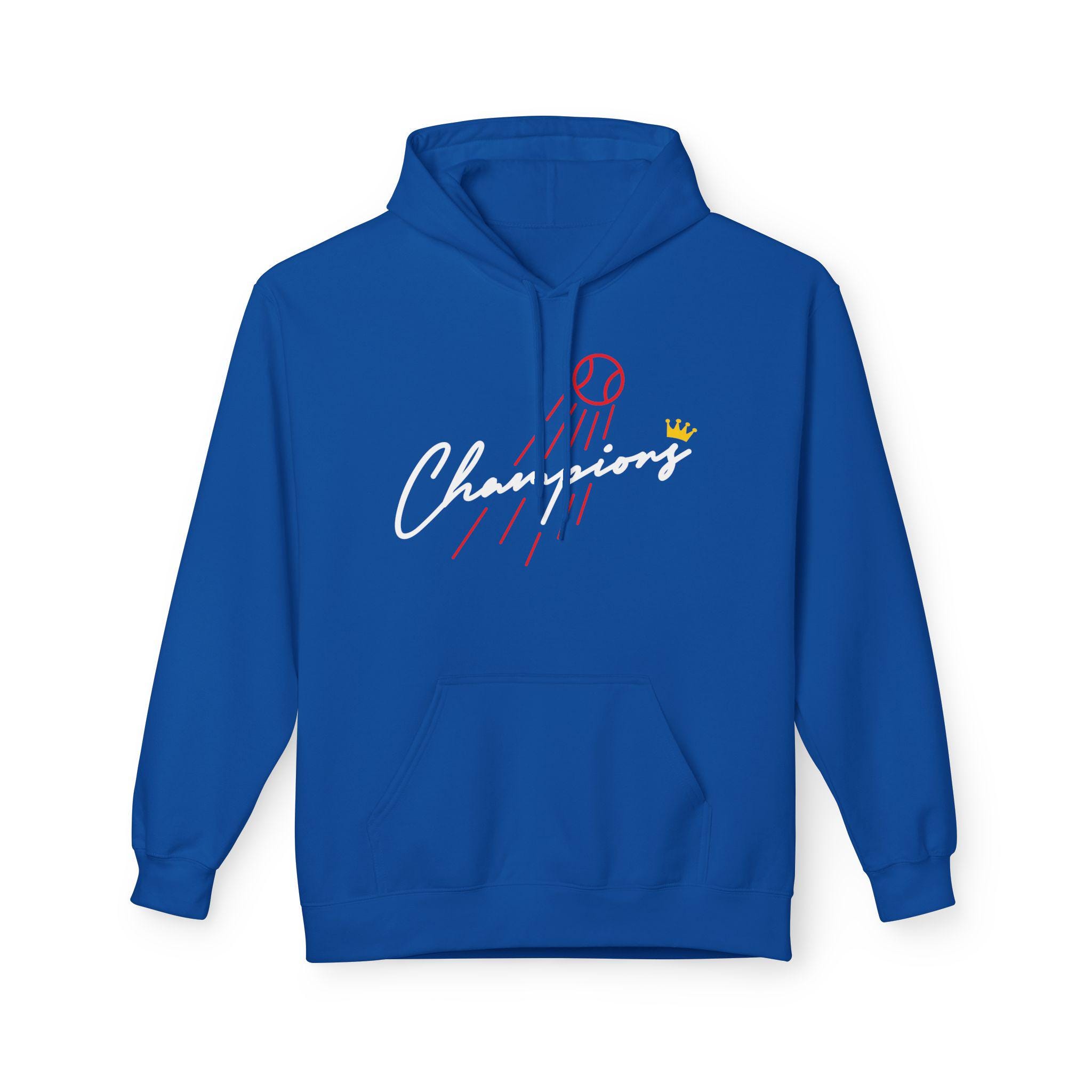 Dodgers World Series Champions Hoodie Minimalist – Blue LA