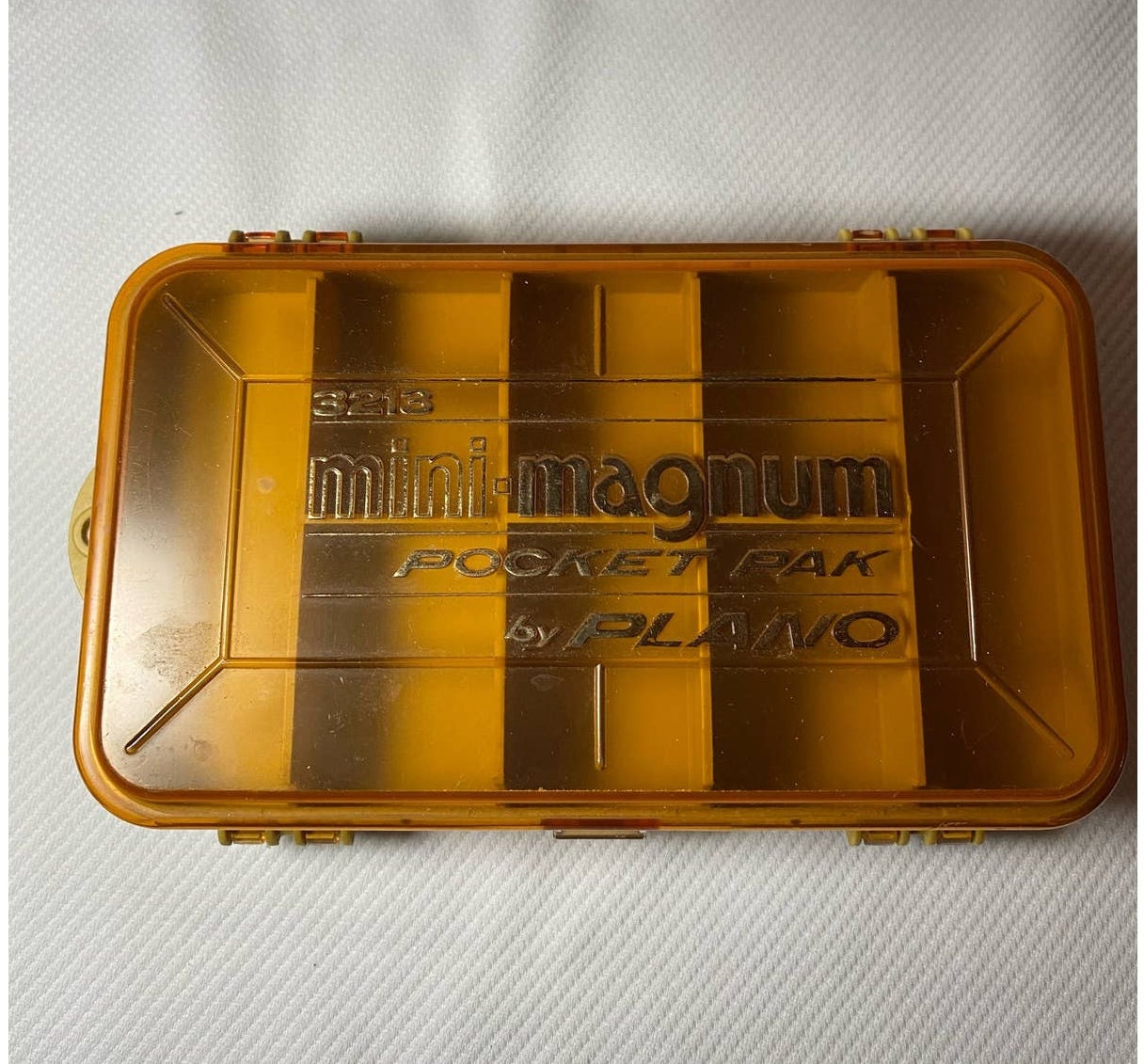 Plano 3213 Mini Magnum Pocket Pak 2 Sided Fishing Tackle Box Plus Some  Tackle