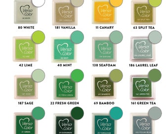 ¡58 colores! Almohadillas para sellos VersaColor Mini Cube