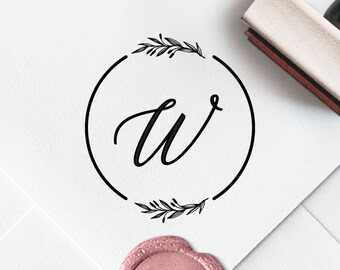 initials stamp etsy