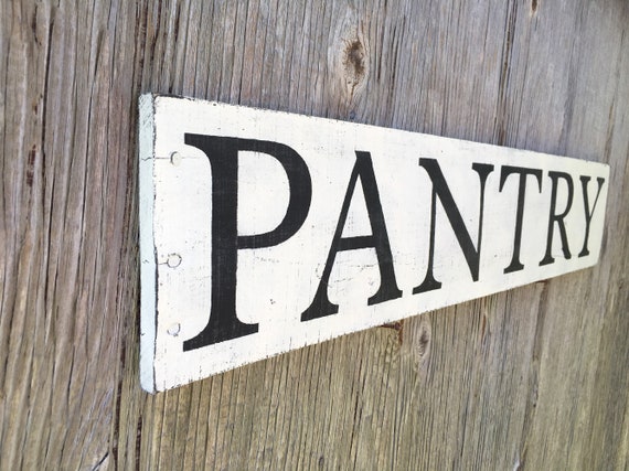 Large Pantry Sign Farmhouse Over Door Pantry Signage Rustic Etsy