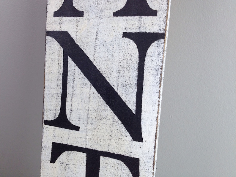 Signo De Pantry Vertical Rustico Gran Senalizacion De La Etsy