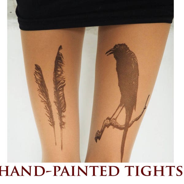 Tattoo Tights - Etsy