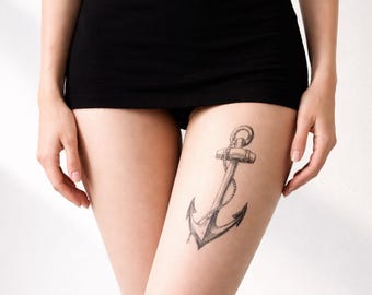 Medias tatuadas Ancla