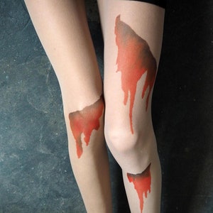 Creepy-Cute Zombie Blood Tights, Harajuku clothing