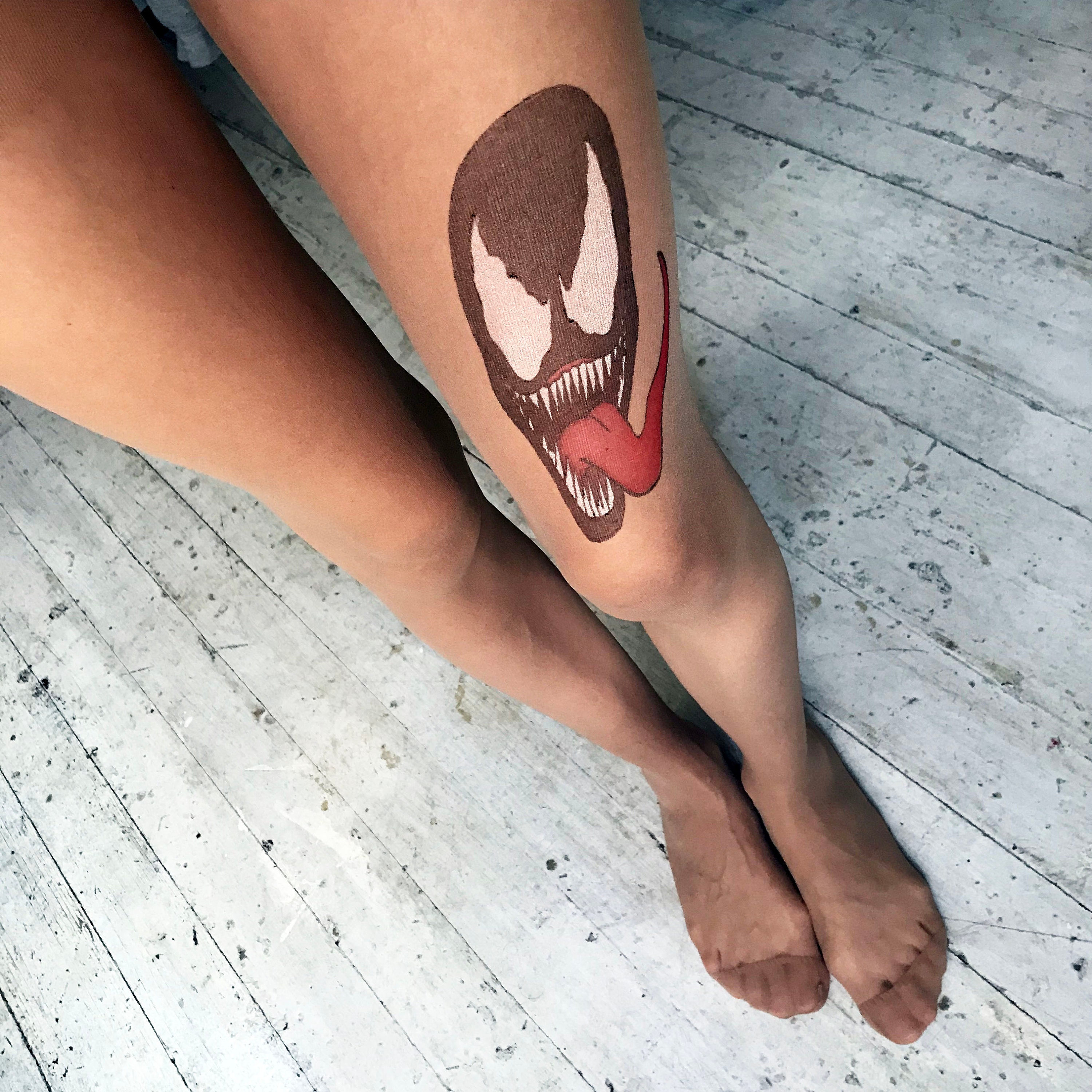 Buy Venom Tattoo Tights Superhero Hosery Venom Women Costume Online in India - Etsy Buy Venom Tattoo Tights Superhero Hosery Venom Women Costume Online in India - Etsy