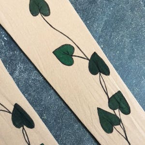 Poison ivy costume girls tattoo tights