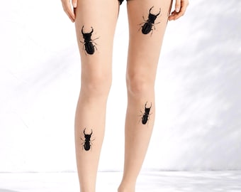 Bug Tights – Insect Pattern Pantyhose, XS, S, M, L, XL, Plus Size, Fast Shipping