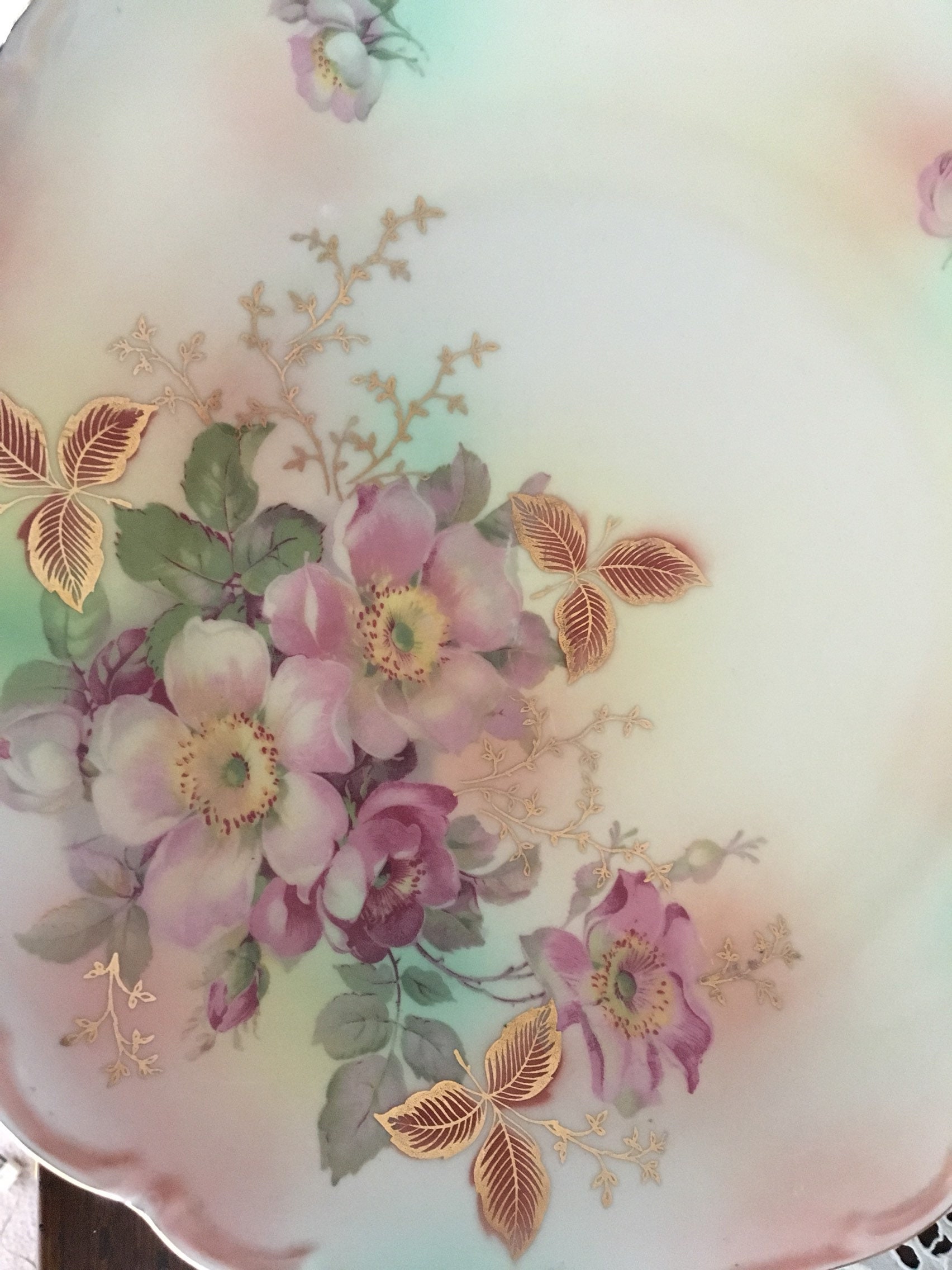 Wild Rose Blush Schumann Arzberg Germany Platter - Etsy.de