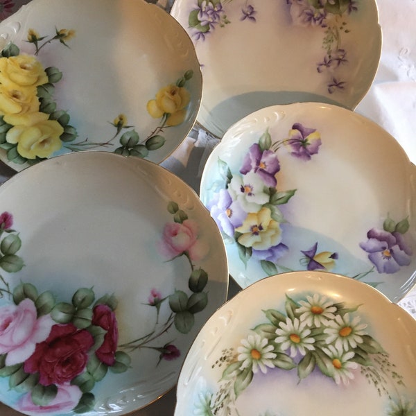 Hand Painted Plate Etsy