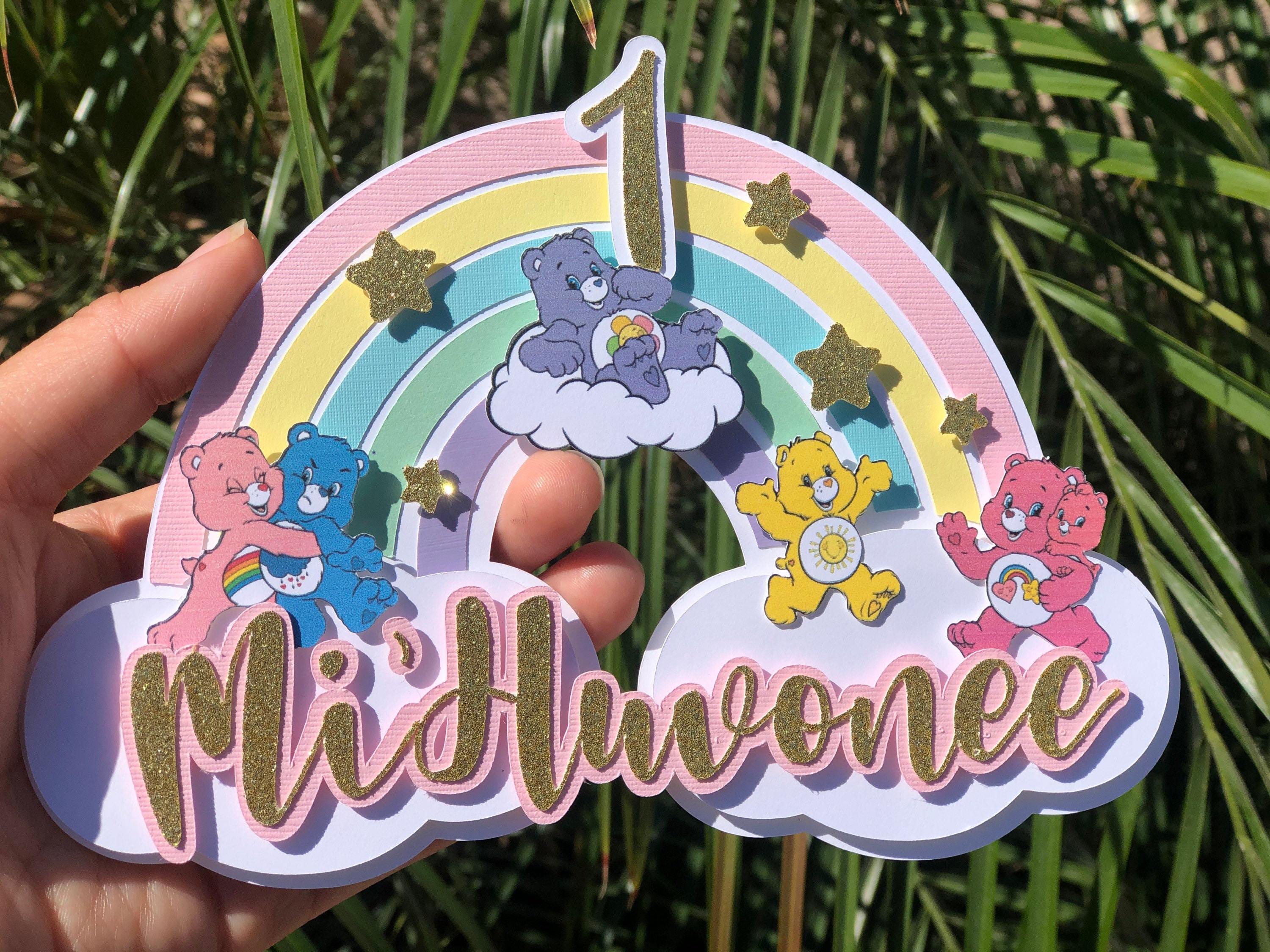 care bear cake decoration