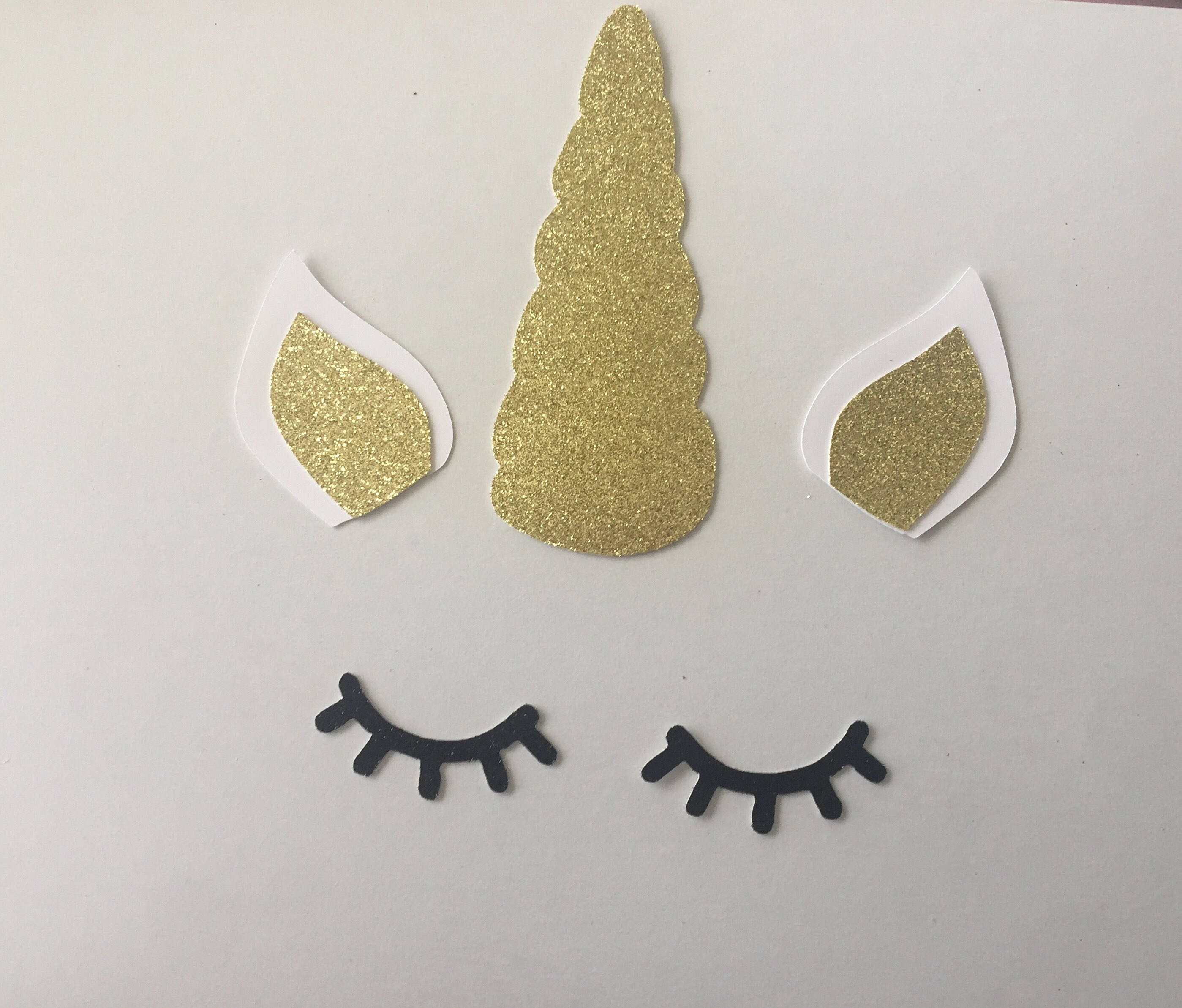 diy unicorn horn ears and eyes template unicorn ears clipart free