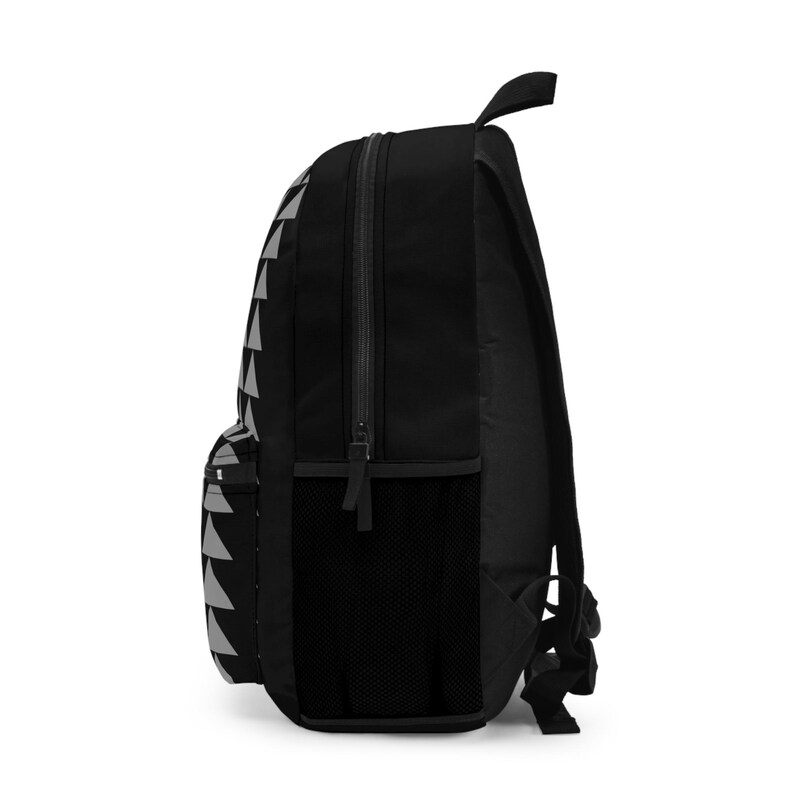 Mochila triangular básica, simples e significativa, triângulo havaiano, volta às aulas, escola, mochila para jardim de infância, mochila estilo havaiano Kine imagem 3