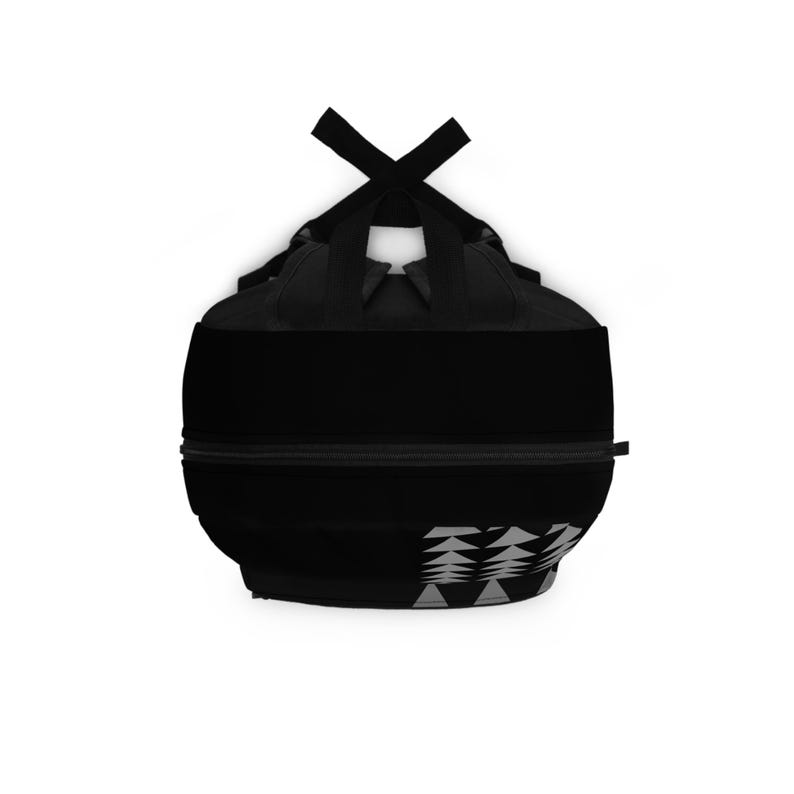 Mochila triangular básica, simples e significativa, triângulo havaiano, volta às aulas, escola, mochila para jardim de infância, mochila estilo havaiano Kine imagem 4