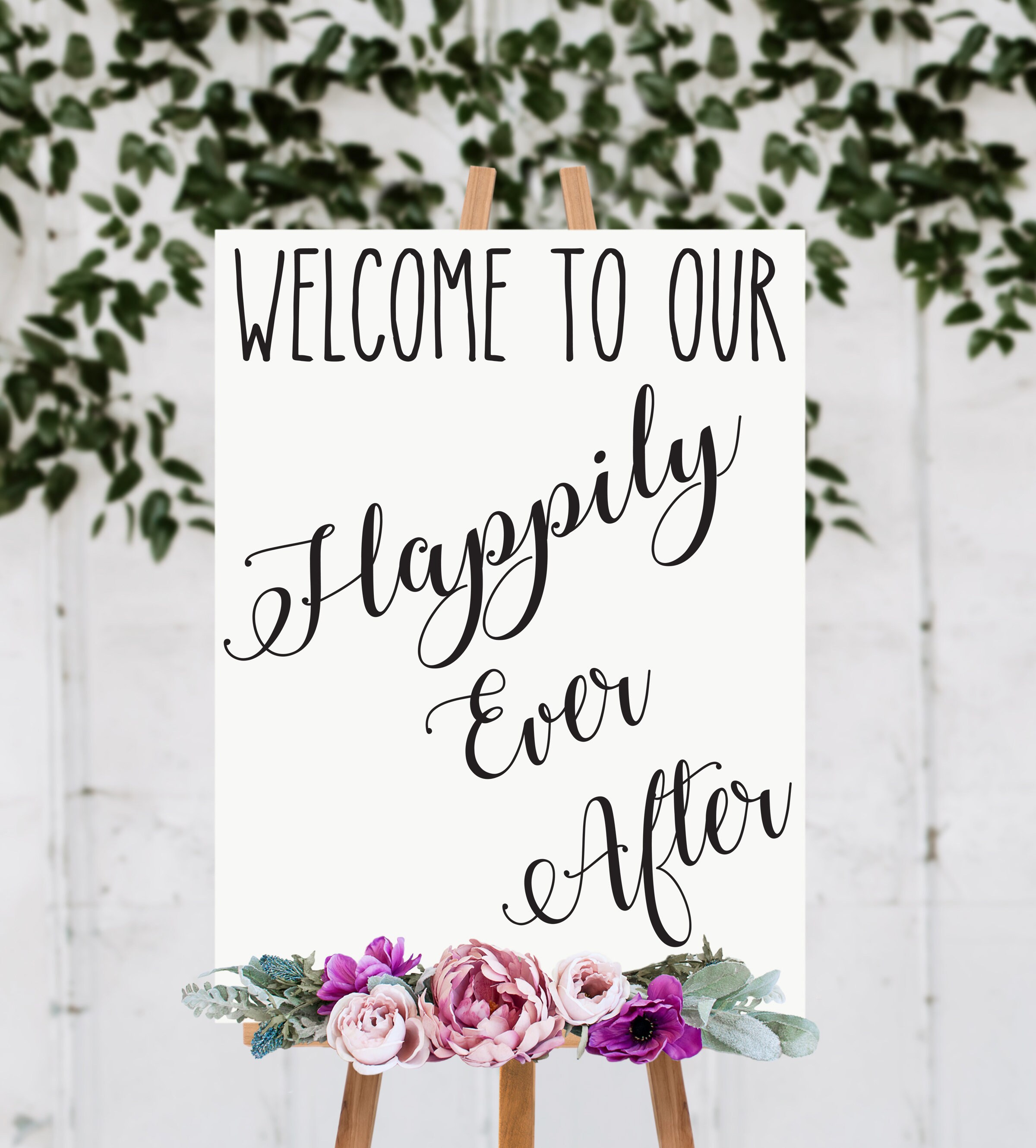 Welcome wedding ceremony or wedding reception instant download | Etsy