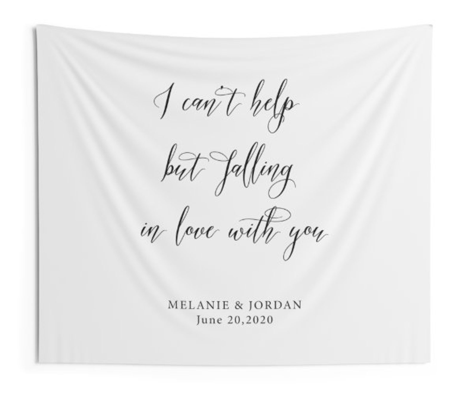 Personalized Wedding Backdrop Custom Tapestry Wedding Decor Etsy