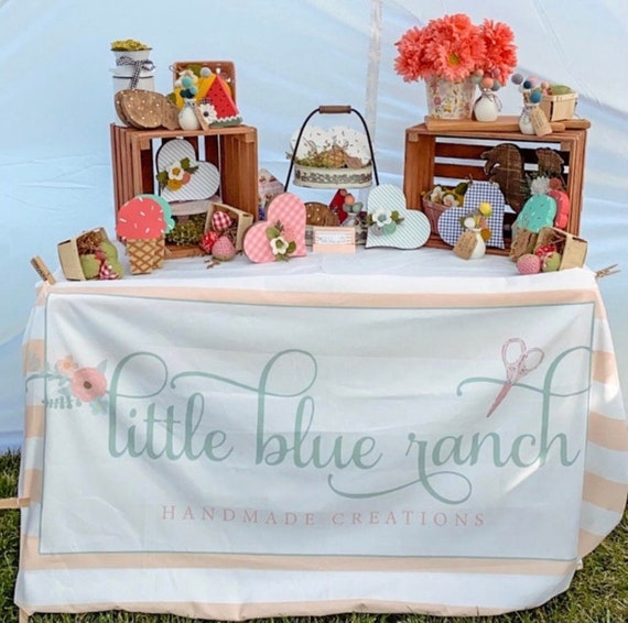 Business Logo Backdrop Craft Fair Banner Craft Show Backdrop Etsy