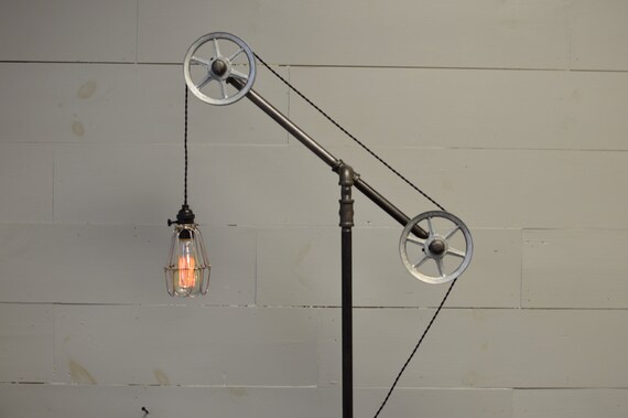 Floor Light Industrial Lamp Pulley Image 0
