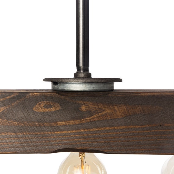 Farmhouse Light Fixture Wood Beam Rustic Chandelier - Recessed Wood Beam 5 Light Kitchen Island Pendant Farmhouse Light Fixture Wood Beam Rustic Chandelier - Recessed Wood Beam 5 Light Kitchen Island Pendant