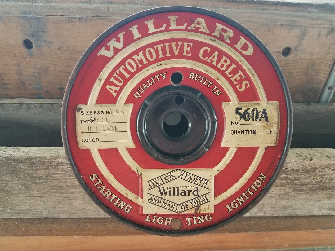 Willard Automotive Cables Spool Quick Starts and Many of Them Etsy
