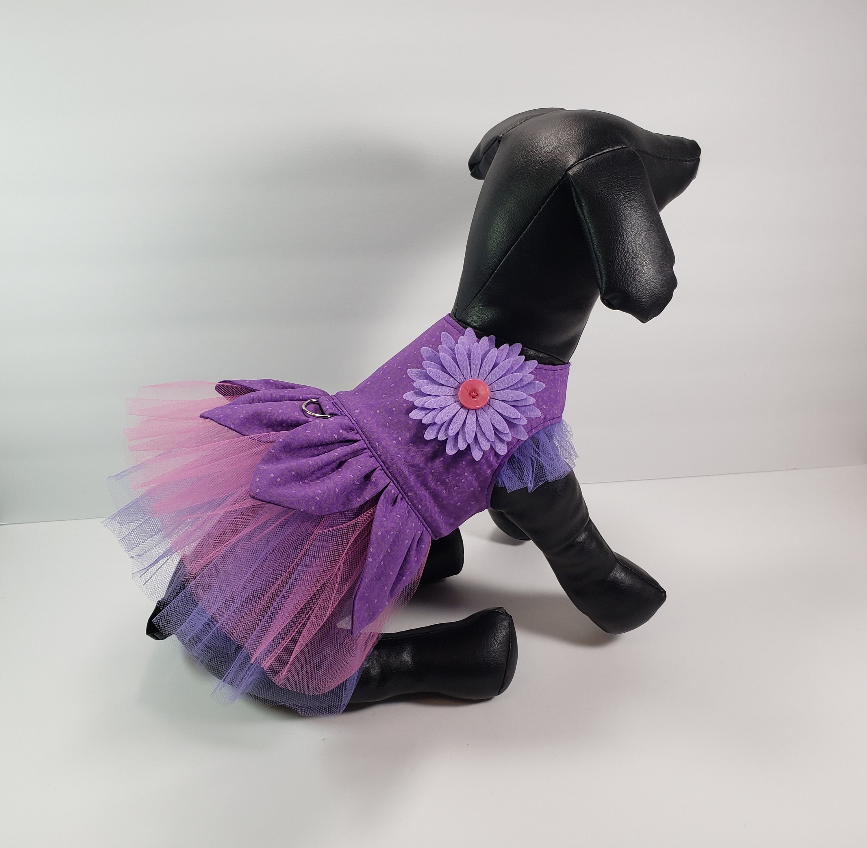 花びらの犬用チュチュ、犬服のパターン -XXLARGE- 縫製パターン、PDF