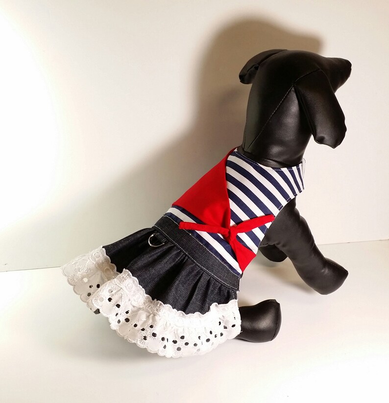 Hannah Dog Dress Sewing Pattern PDF Nautical Dog Dress Dog Etsy