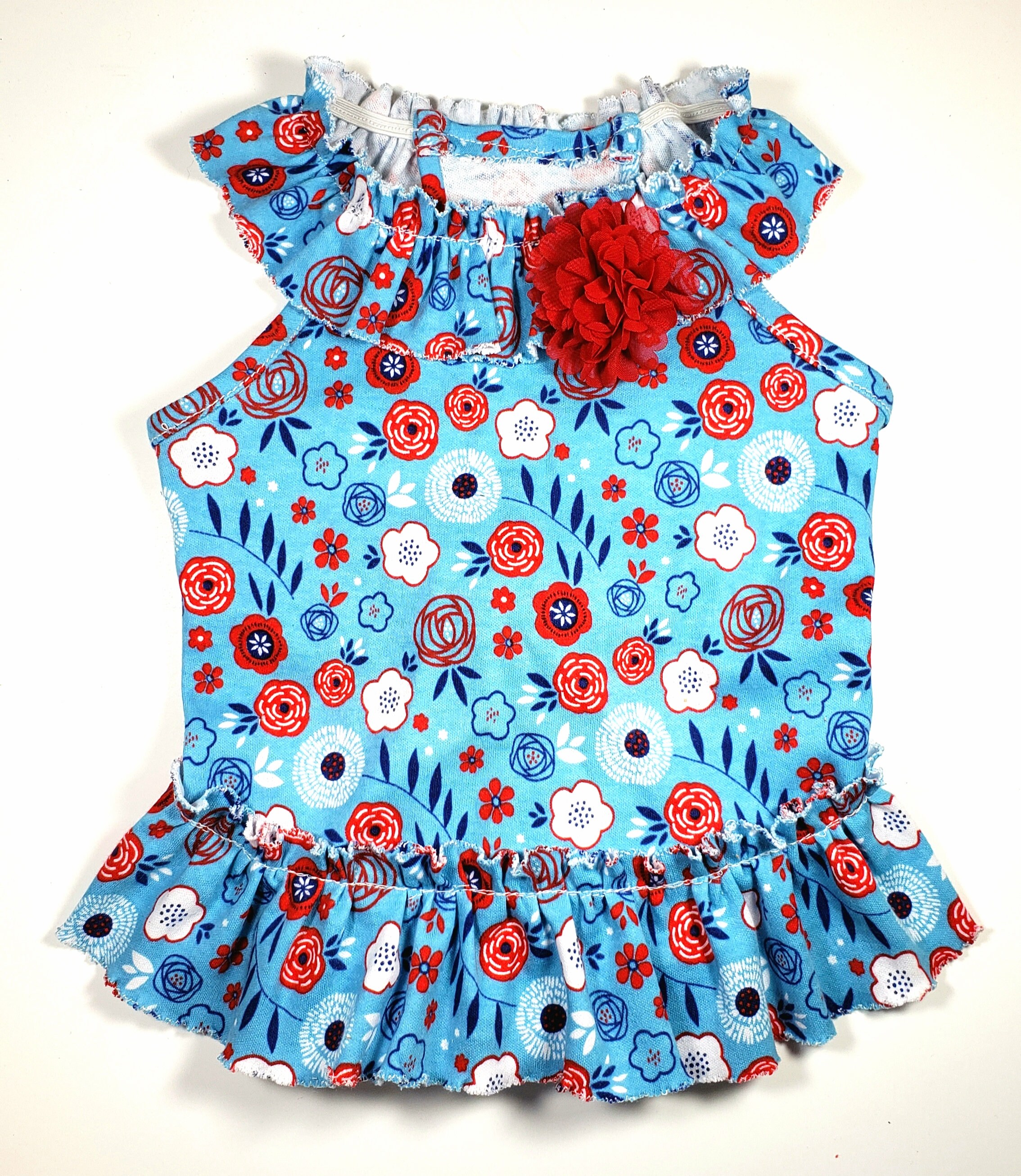 Dog Puppy Schnauzer Print Pattern Dress
