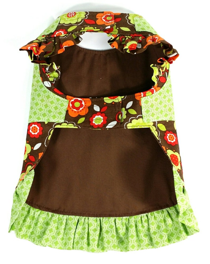 Western Winters Dog Dress With Ruffle / With Sleeves or Sleeveless (Available in any pattern)
