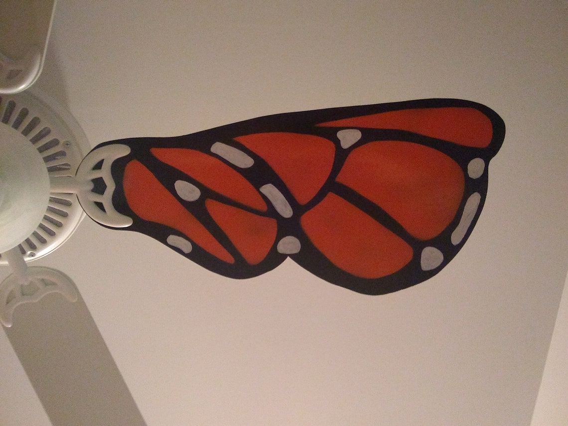 Butterfly Ceiling Fan Blades Etsy Norway