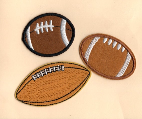 Football Iron on Patches 