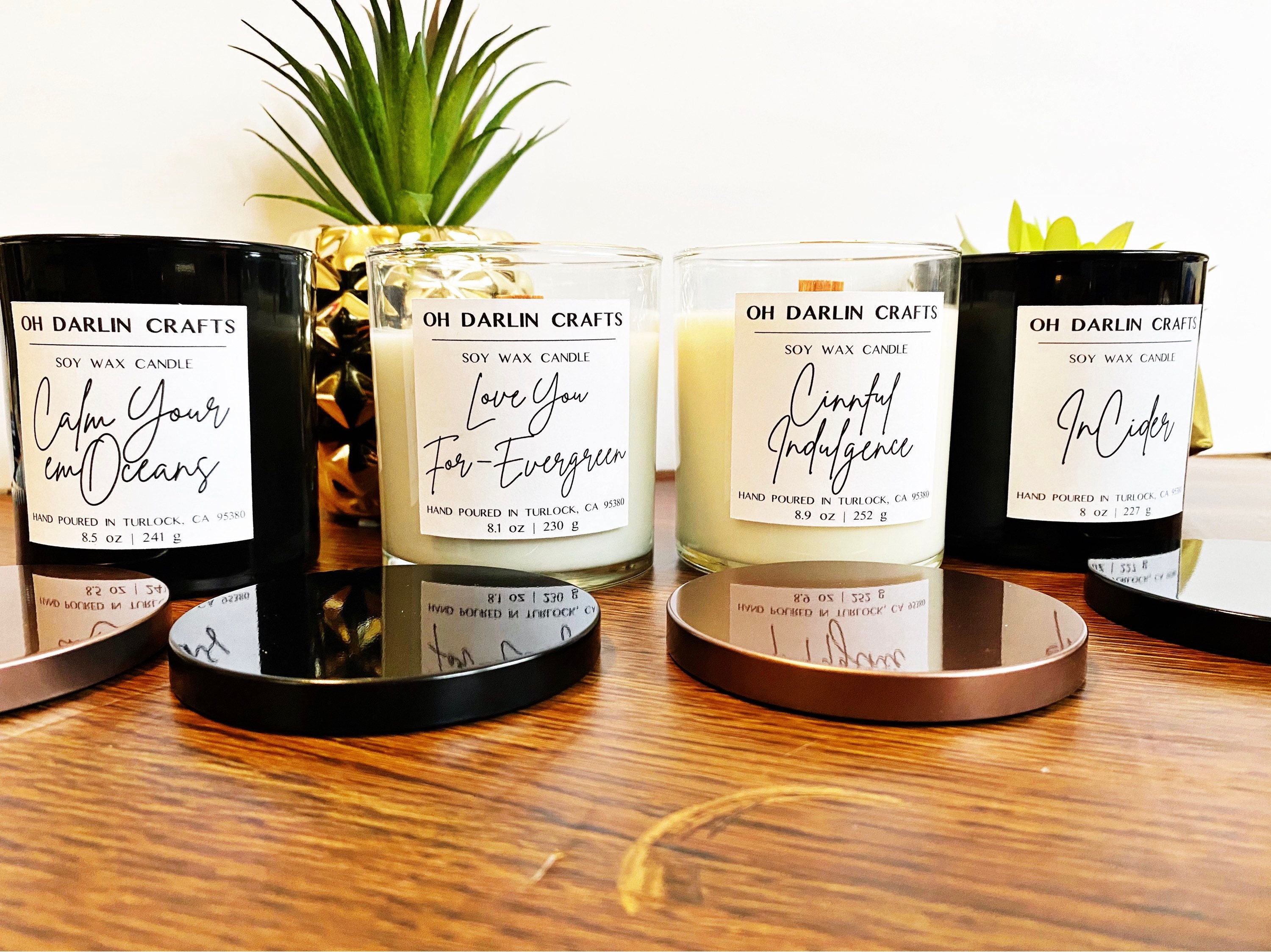 Golden Hour 9 oz Soy Wax Candle Amber & Driftwood Candle Etsy