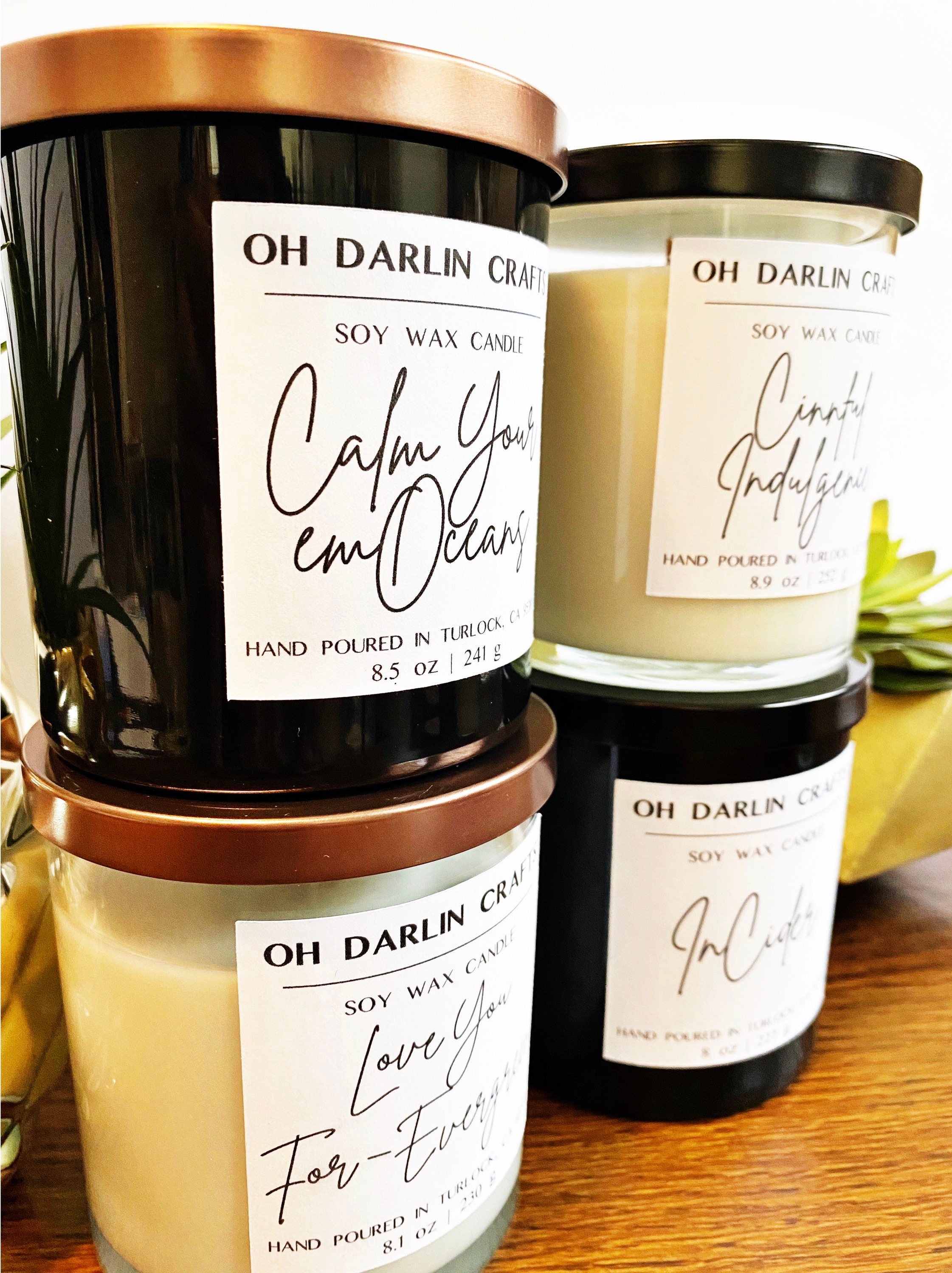 Golden Hour 9 oz Soy Wax Candle Amber & Driftwood Candle Etsy