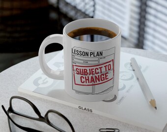 Lesson Plan "Subject to Change" | 20oz Jumbo Coffee Cup