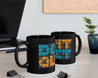 Black Mug — 'Don't Quit' Motivational Coffee Cup (11oz/15oz)