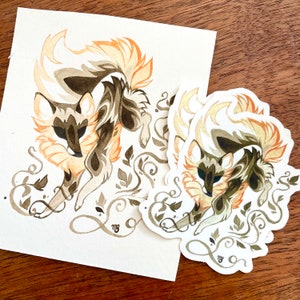 Naklejka winylowa 3&quot; Ivy Fox