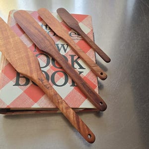 Hawaiian Koa wood paddle Spatulas (each) props not included