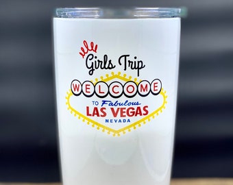 Girls Trip Las Vegas Tumbler: Personalized Bachelorette Party Cup