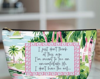 Tropikalna plaża Palm Beach. Po prostu nie sądzę, żebym w tym wieku miał żyć niewygodnym życiem. Etui na akcesoria.