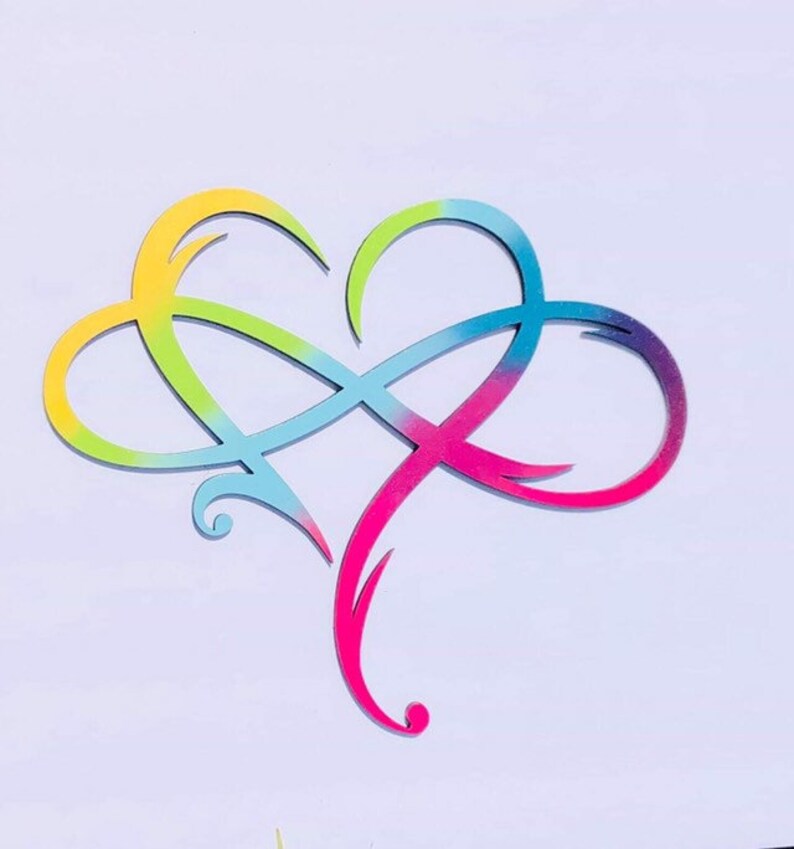 Infinity Heart Wood Sign/infinity Symbol/wall Art Love - Etsy