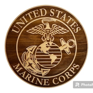 Military Seal /USMC /Marine Corps /Military Plaque/ Marine Corps Gift/ United States Marine Corp/ Marine Corp Flag / USMC Flag / Marine Gift