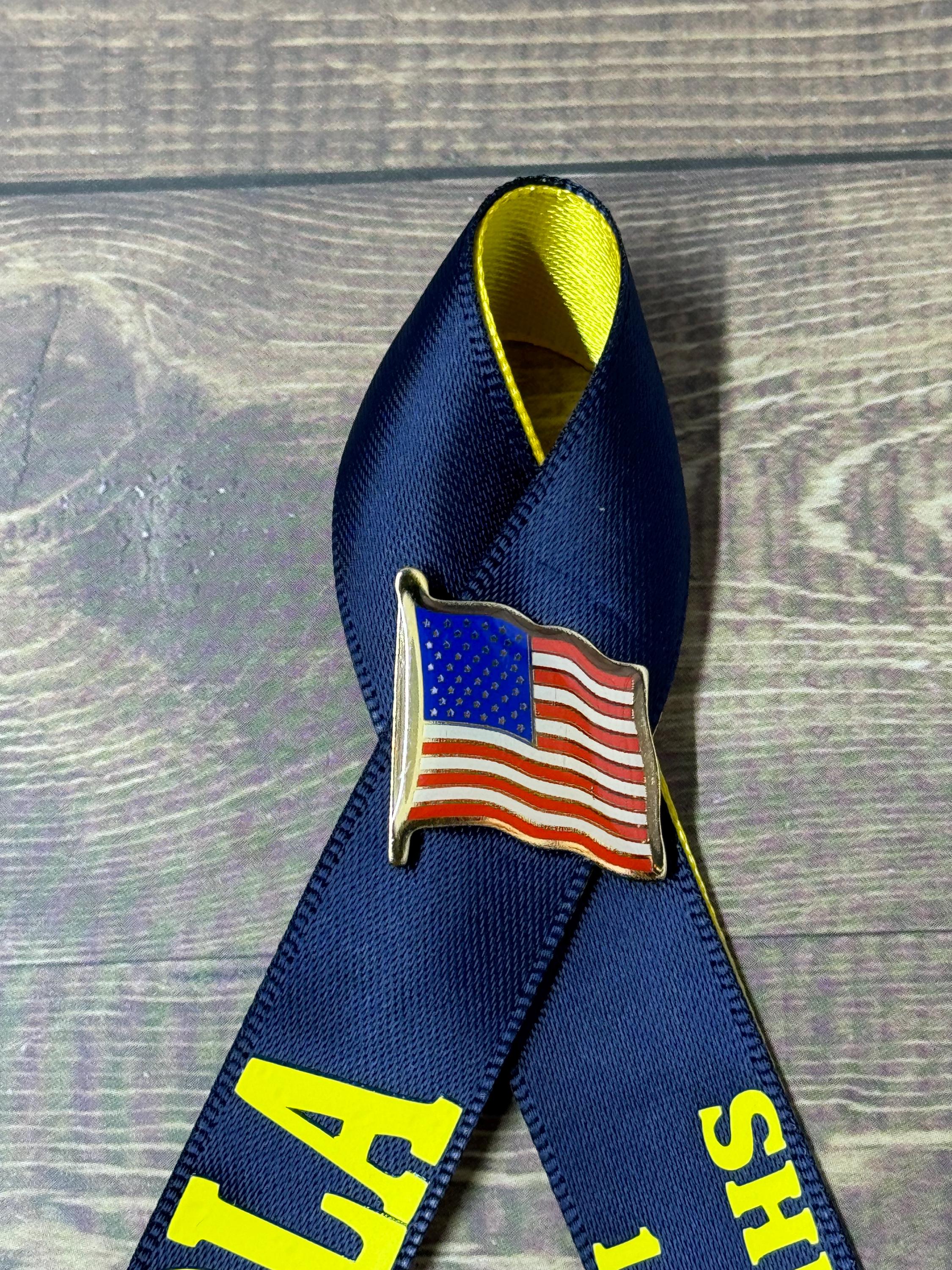 Personalized Navy PIR Graduation Ribbons With Anchor Pin - Set of 2 - Etsy