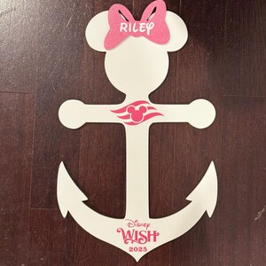 Personalized Autograph Anchor – Mickey Mouse Disney Cruise Gift image 9