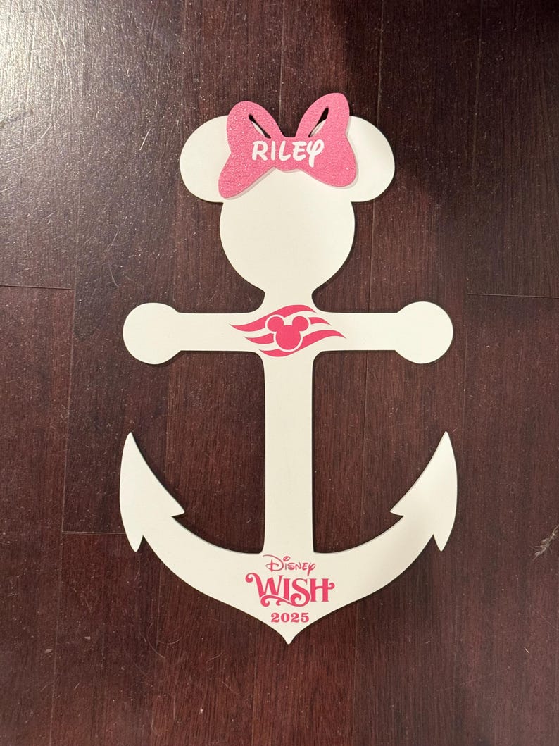Personalized Autograph Anchor – Mickey Mouse Disney Cruise Gift image 9