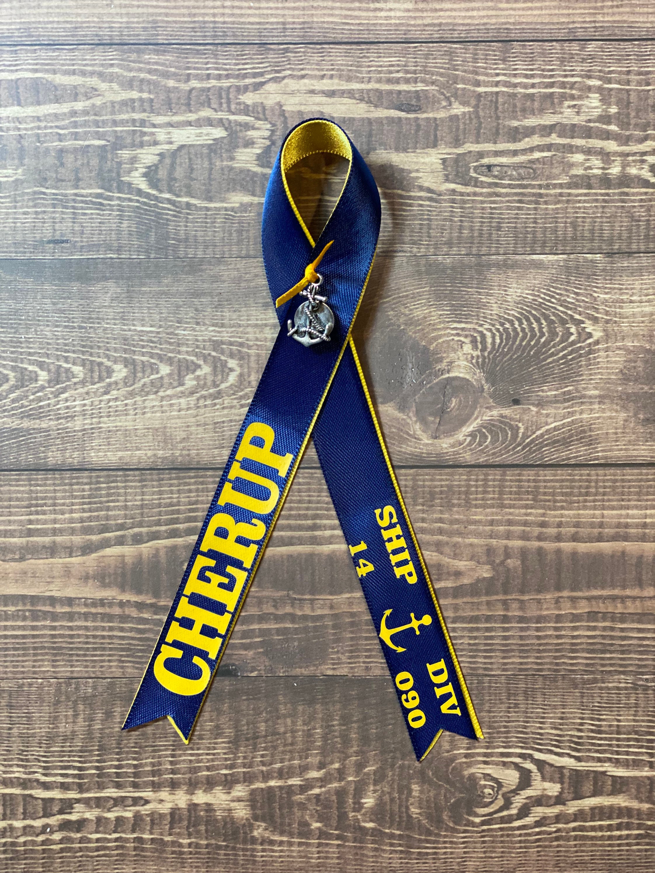 Navy PIR Ribbons,proud Navy Mom, Navy Wife,navy Ribbons for Sailor/recruit  Graduation, Navy Boot Camp Graduation Ribbon W/anchor Pin,pir 