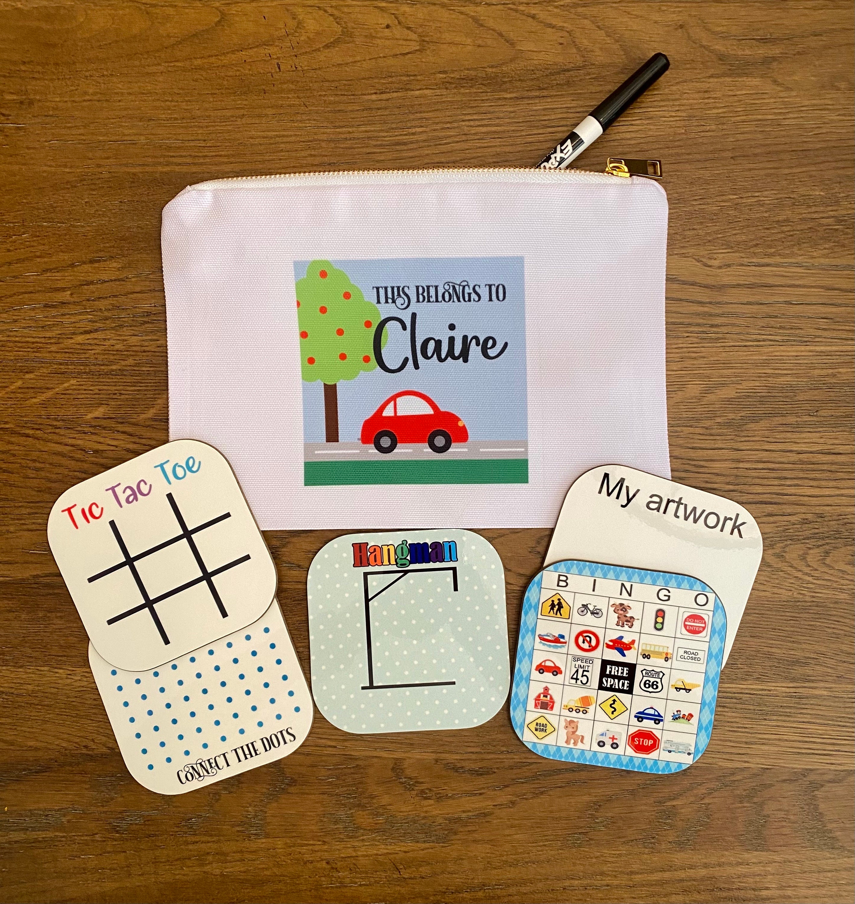 Travel Games for Kids: Sketchbook : Mont, Olivia Claire: .co