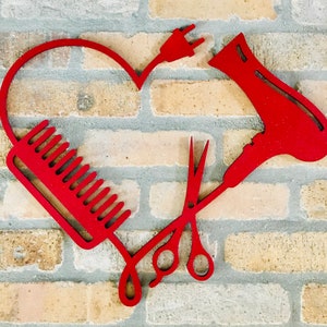 Love is in the hair-Hair dryer-Hairdresser-Hair stylist-Hair-Cosmetology-Barber-Stylist-Love-Hair Dresser Valentine-Salon-Hair Salon